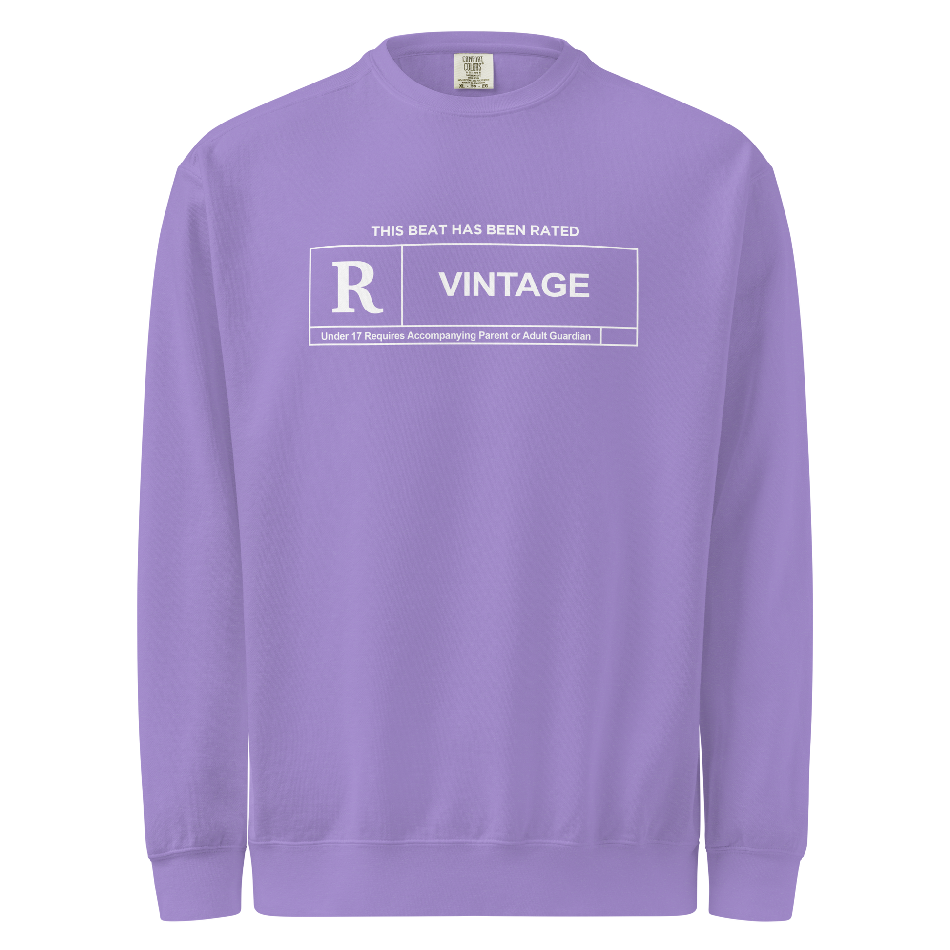 Rated R Vintage Sweatshirt Lavender