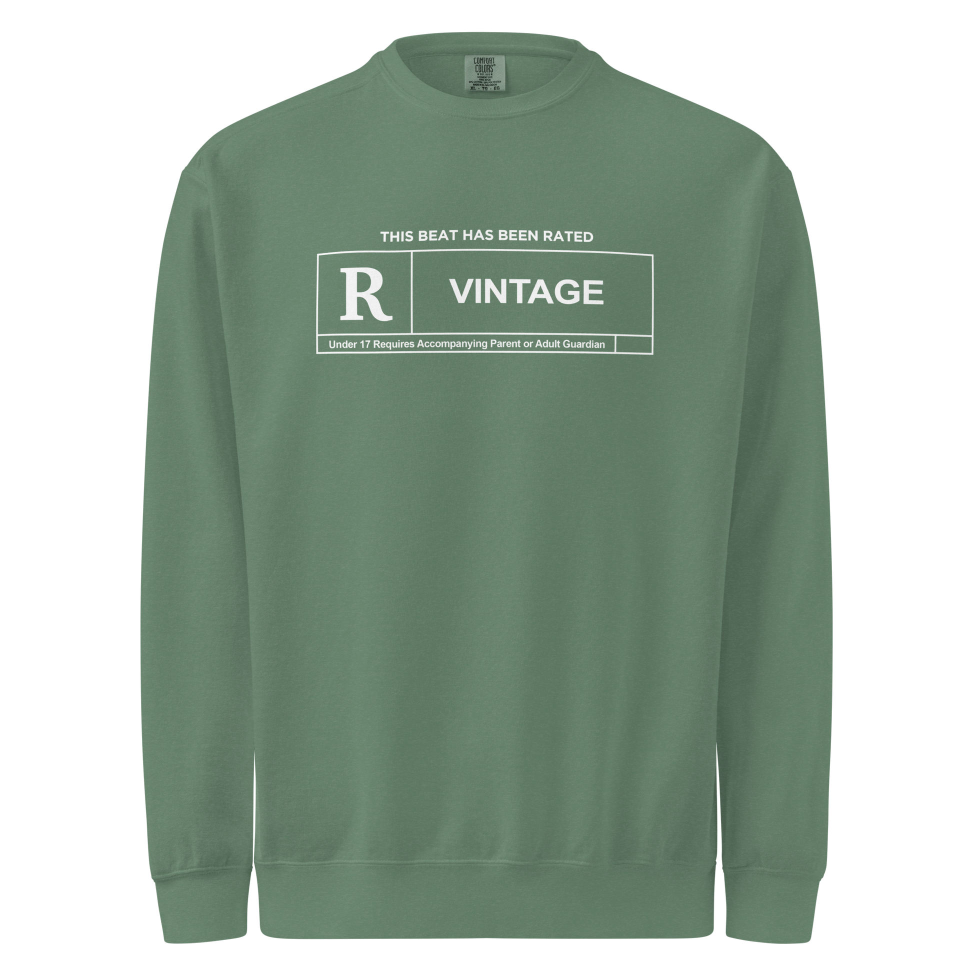 Rated R Vintage Sweatshirt Light Green