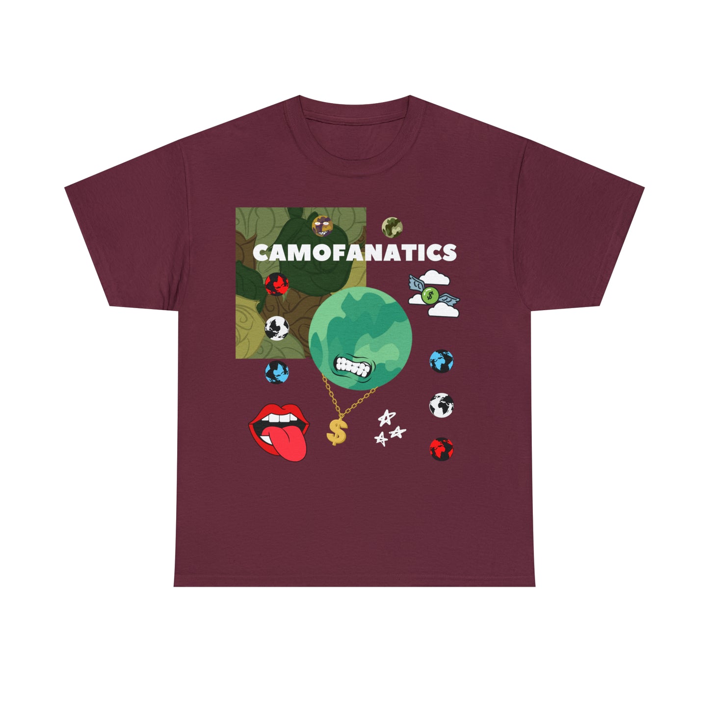 CamoFanatics Rollin Home Maroon T-Shirt